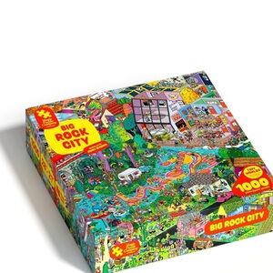 Big Rock City 1000-Piece Jigsaw Puzzle from The Magic Puzzle Company Series Four